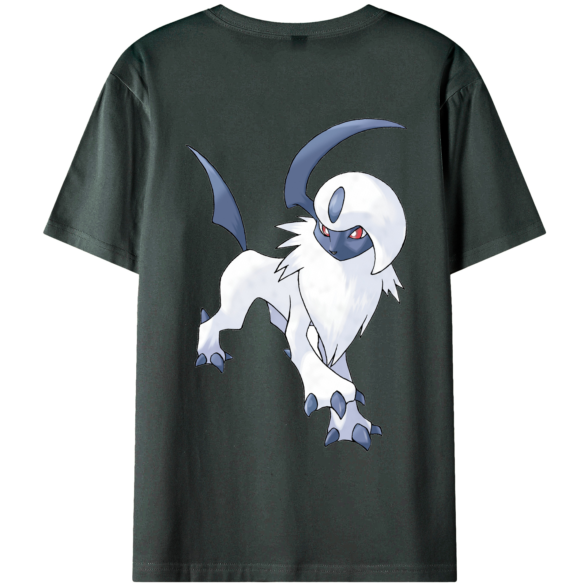 （画像用） ポケットモンスター Pokémon 綿100％ メンズ半袖Tシャツ（バックプリント） 通気性